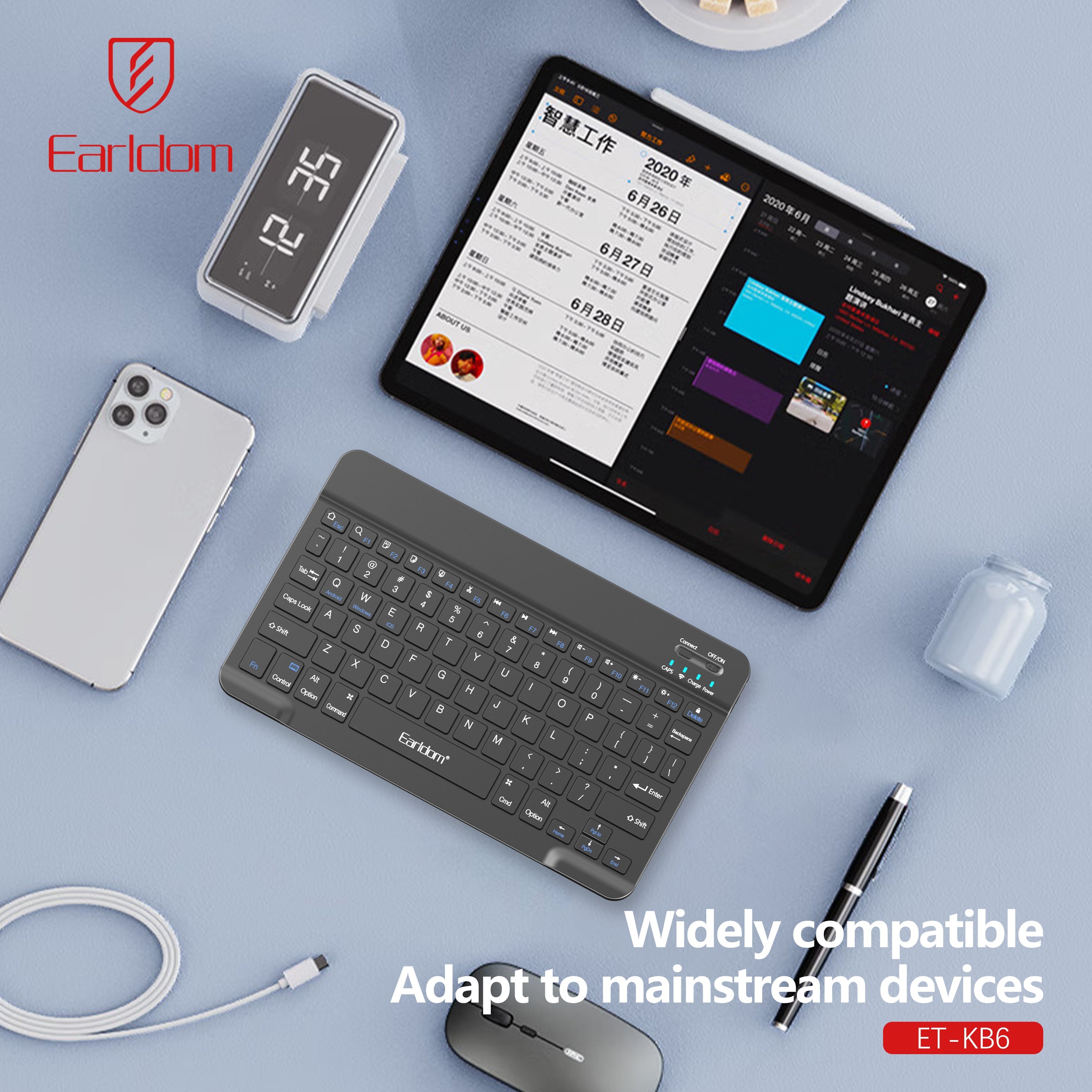 Bluetooth Keyboard ipad ET-KB6 Bluetooth Keyboard ipad ET-KB6